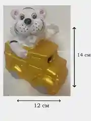 Белый копилка "Тигр" на авто