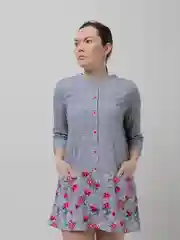 Серый туника женская