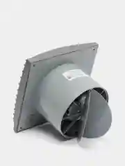 Вытяжной вентилятор 125 бесшумный серый с обратным клапаном  SILENT 5C Dark gray metal
