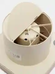 Вытяжной вентилятор 125 бесшумный в кухню ванную с обратным клапаном SILENT 5C Champagne