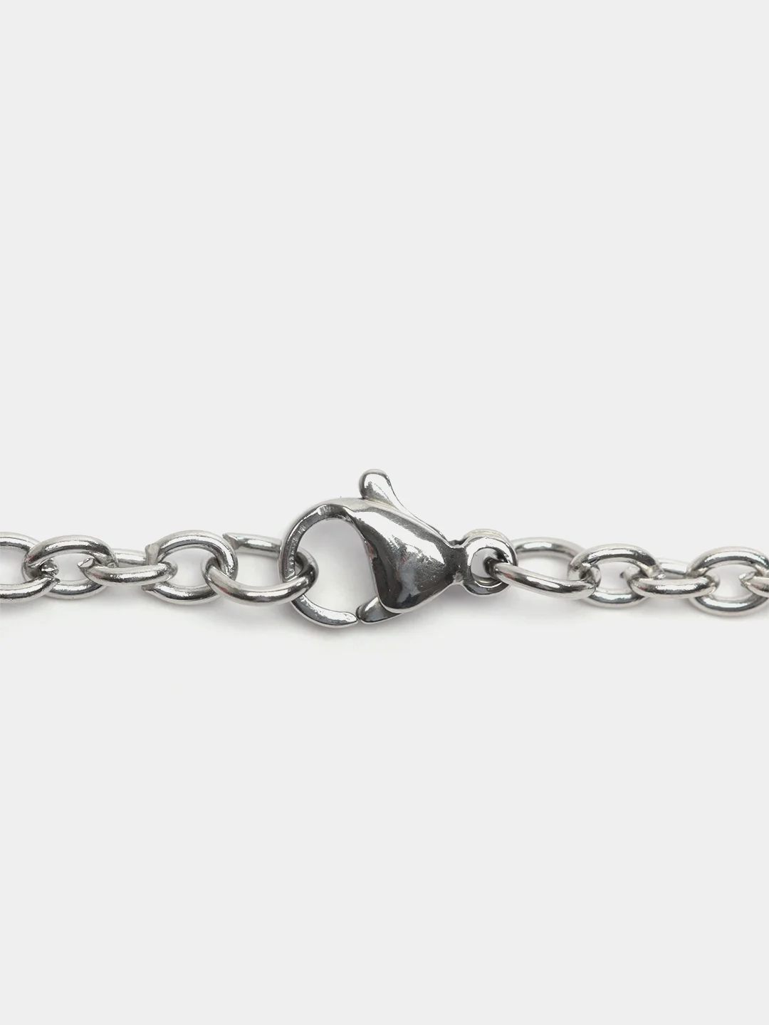 Серебряный цепочка на шею из титановой стали с кулоном-подвеской