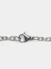 Серебряный цепочка на шею из титановой стали с кулоном-подвеской