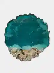 Морской подсвечник подстаканник из эпоксидной смолы