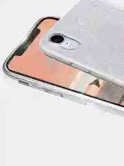 Чехол сияющий для iPhone XR силиконовый