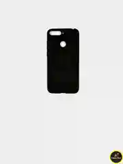 Черный защитный силиконовый чехол Silicone Cover HUAWEI P SMART 2018