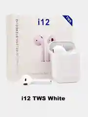 Наушники беспроводные i12 TWS, белые