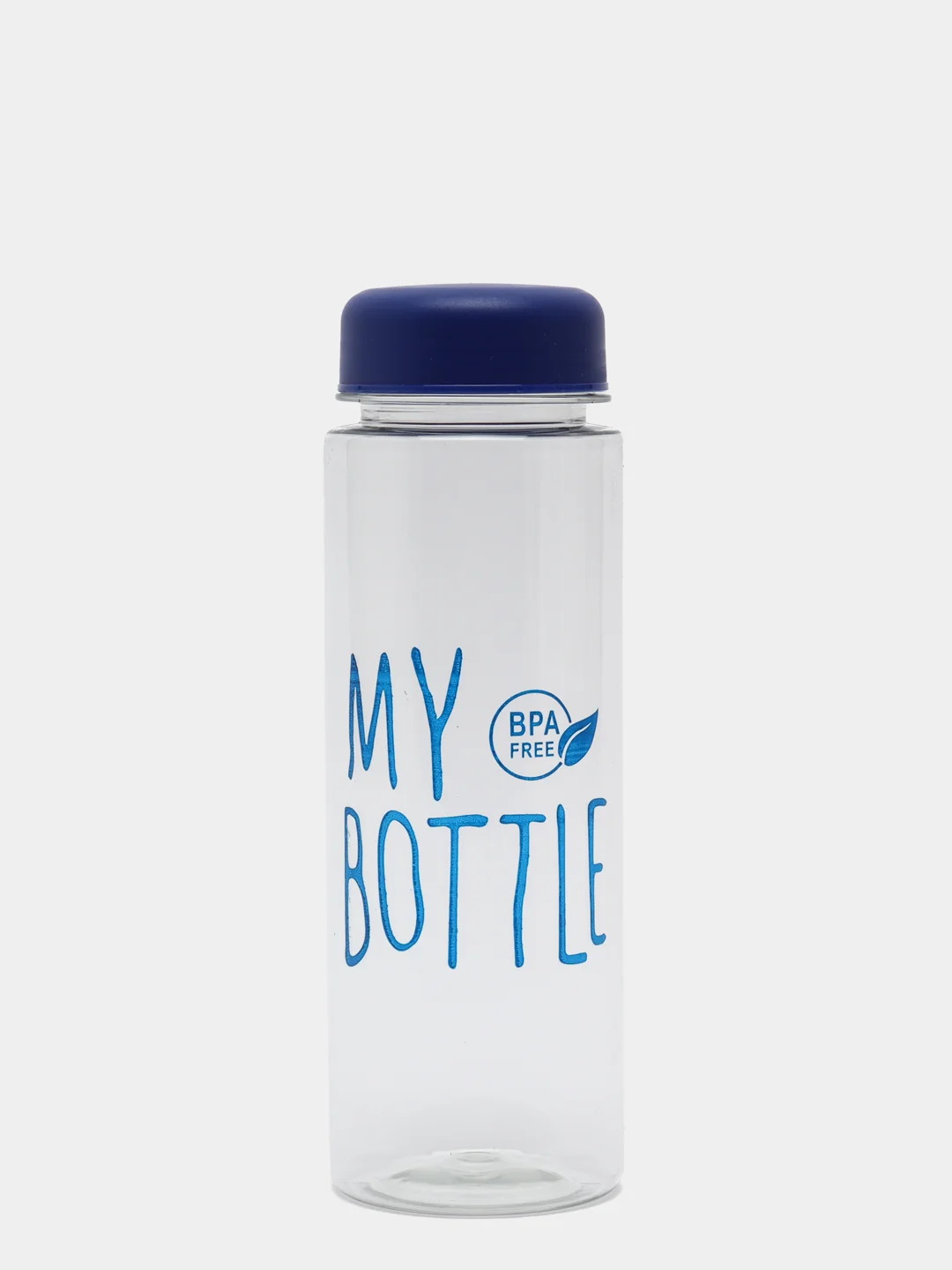 Синий спортивная бутылка для воды и коктейлей My Bottle с крышкой, в чехле