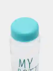 Голубой спортивная бутылка для воды и коктейлей My Bottle с крышкой, в чехле