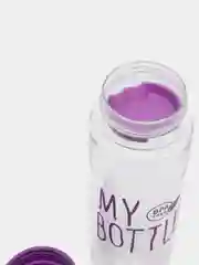 Пурпурный спортивная бутылка для воды и коктейлей My Bottle с крышкой, в чехле