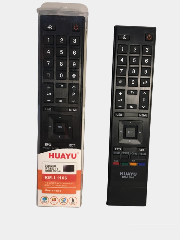 Пульт Универсальный для TOSHIBA RM-L1106 LCD/LED 3D TV