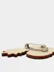 Значок деревянный "Рик и Морти"