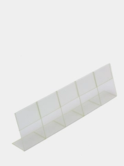 Ценникодержатель L-образный малый 30 x 40, вертикальный, 25 шт Velar