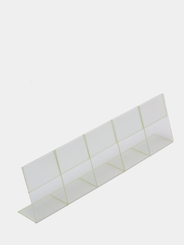 Ценникодержатель L-образный малый 30 x 40, вертикальный, 25 шт Velar