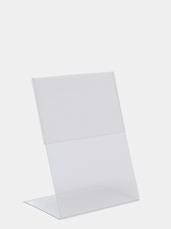 Ценникодержатель L-образный малый, 60 x 80, вертикальный, 25 шт, Velar