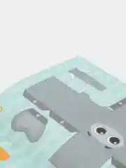 Фиолетовый вырезалки "Бумажные поделки 3D аппликации" (животные, тачки, самолеты, феи, принцессы)
