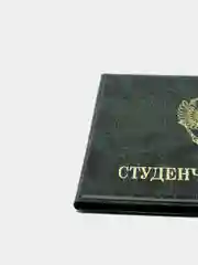 Зеленый обложка на студенческий билет