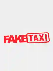 Красный наклейка на автомобиль "Fake taxi"