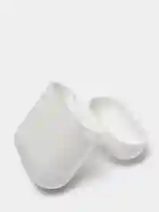 Белый чехол для беспроводных наушников - бокса Airpods