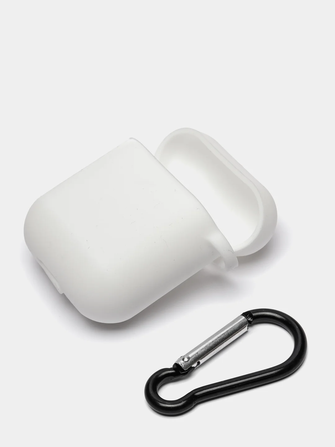 Белый чехол для беспроводных наушников - бокса Airpods