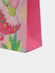 Конфетный подарочный пакет бумажный с глиттером 26*32*10см