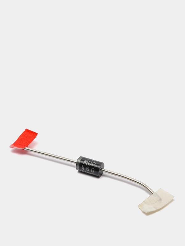 10 штук Диод MUR460 (4A 600V 75нс) DO-201AD