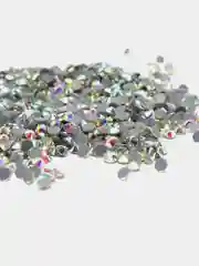 Стразы Имитация Сваровски Crystal AB термо клеевые горячей фиксации стекло