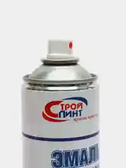 Аэрозольная эмаль СтройПинт алкидная быстросохнущая, белая, 520 мл, полуглянец