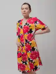 Алый халат женский