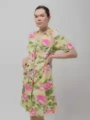 Бронзовый халат женский