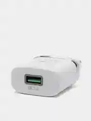 Белый сетевое зарядное устройство HOCO C12Q, QC3.0, до 3A, 18W