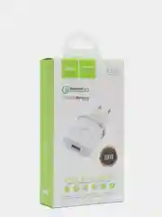 Белый сетевое зарядное устройство HOCO C12Q, QC3.0, до 3A, 18W