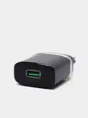 Черный сетевое зарядное устройство HOCO C12Q, QC3.0, до 3A, 18W