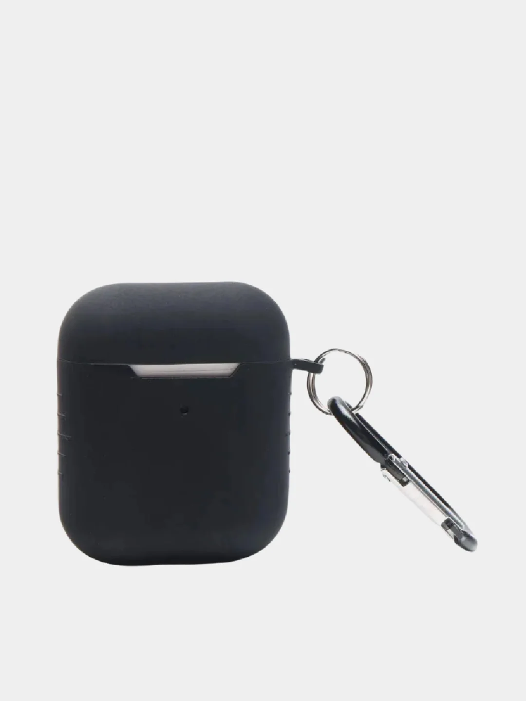 Черный силиконовый чехол для беспроводных наушников AirPods 1, AirPods 2