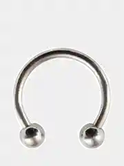 Пирсинг септум с шариками