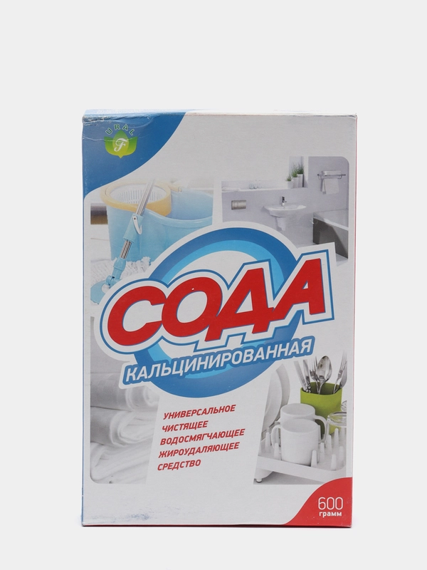 Сода кальцинированная 600 грамм, 1 шт
