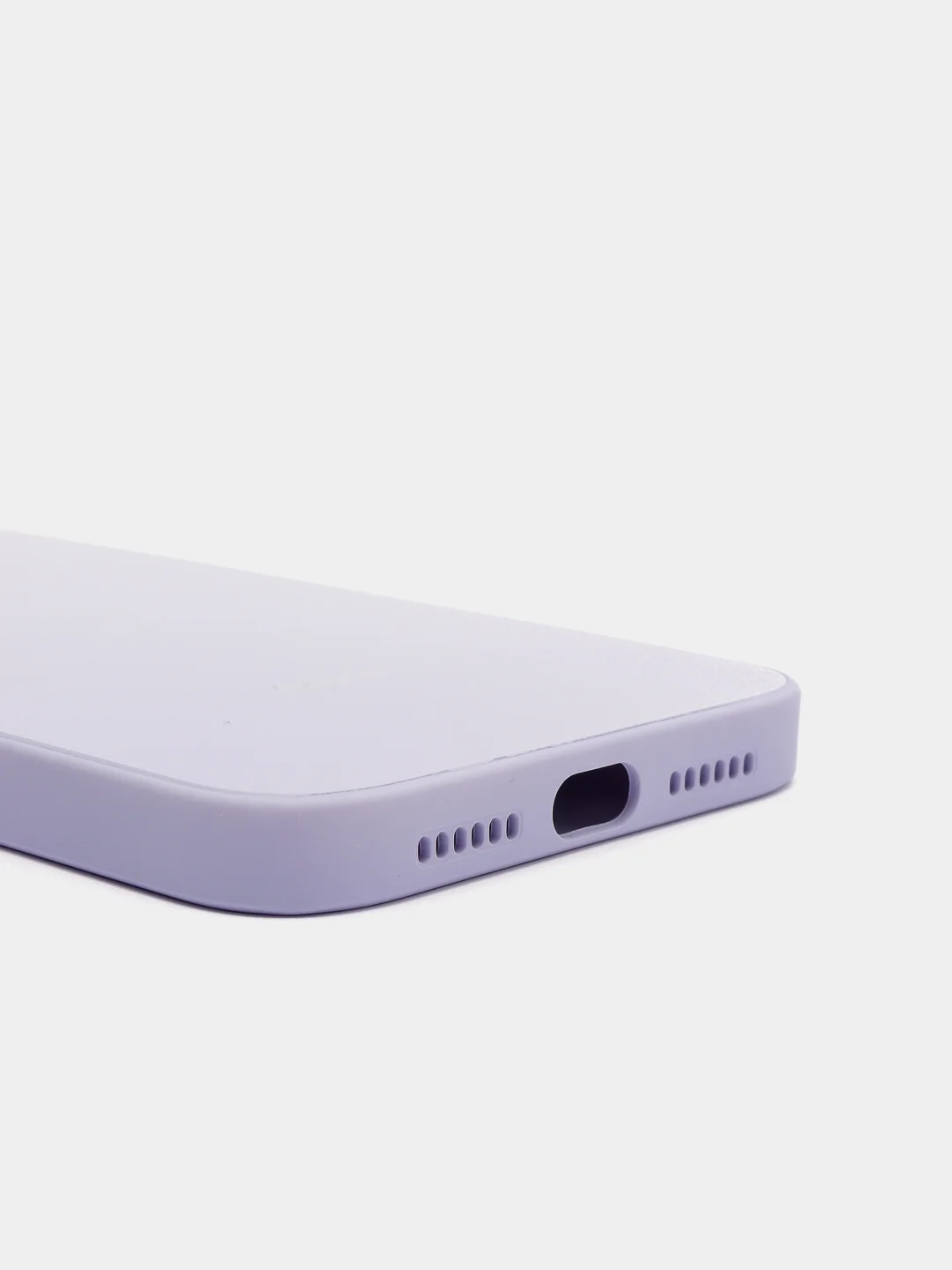 Лавандовый чехол для iPhone XR, силиконовый, со стеклянной панелью