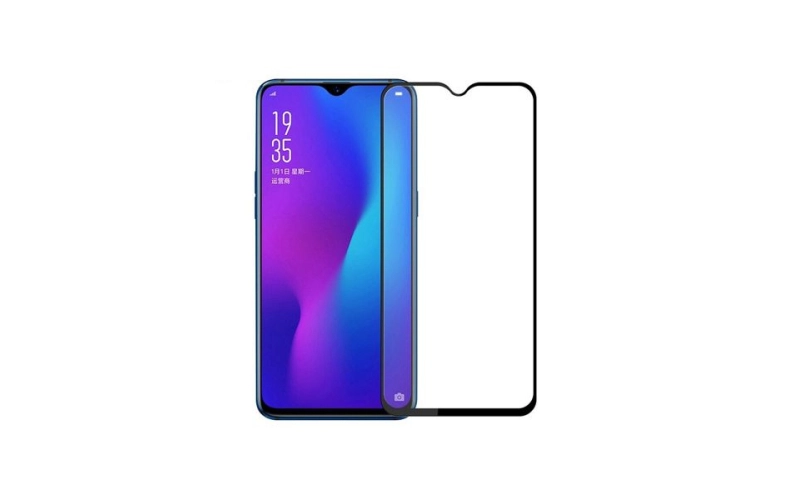 Защитное стекло Realme C21y (цвет=черный)
