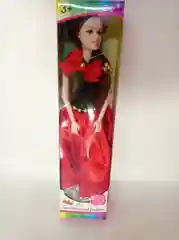Вишнёвый кукла-модель, с аксессуарами, в бальном платье,   подарок к 8-му марта