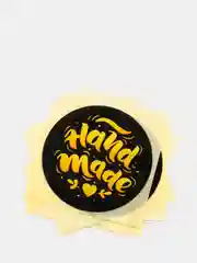 Набор наклеек для бизнеса Hand made, 4 х 4 см