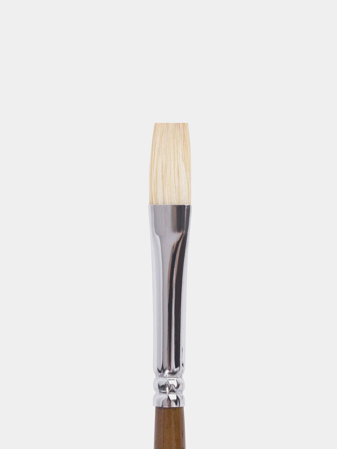 Кисть худ. проф. BRAUBERG ART CLASSIC, щетина, плоская, № 6, длинная ручка, 200715