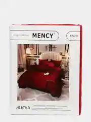 Вишнёвый комплект постельного белья Евро MENCY, сатин