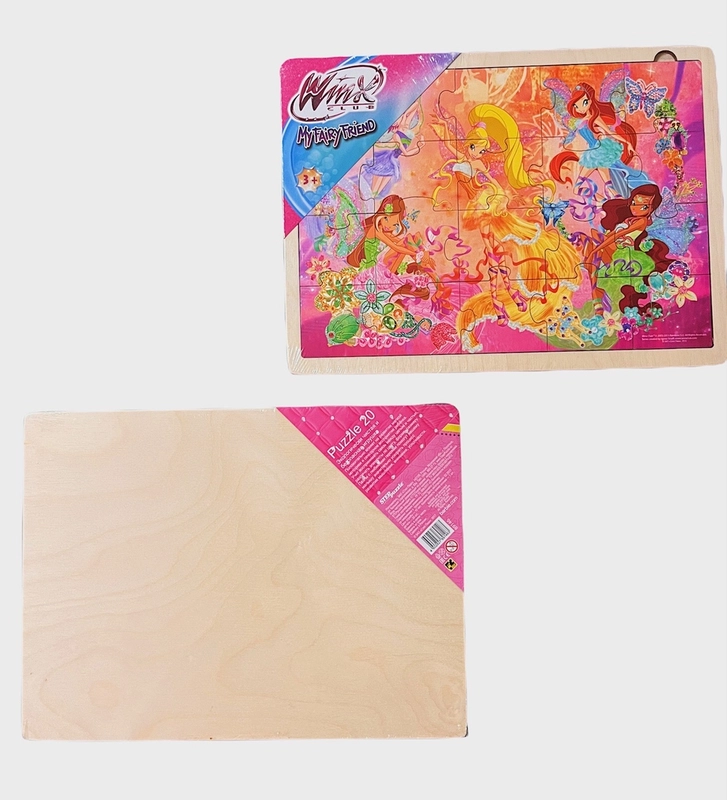 Игра-пазл из дерева Winx