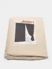 Бежевый комплект штор "Блэкаут", 3м х 2,8 м, 2 полотна, готовые, портьеры, тканевые, день ночь