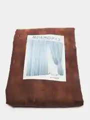 Коричневый комплект штор "Мрамор", 3м x 2,8 м, 2 полотна, готовые, портьеры, тканевые, день ночь