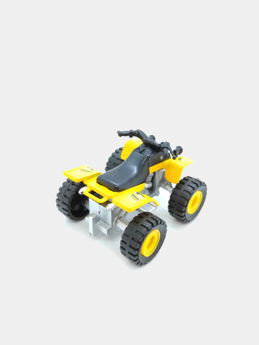 Желтый игрушка "Авто" "Квадрацикл", пластик, инерционный