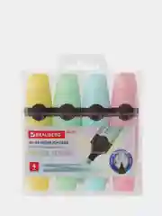 Набор текстовыделителей "DELTA PASTEL", BRAUBERG 4 штуки