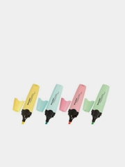 Набор текстовыделителей "DELTA PASTEL", BRAUBERG 4 штуки