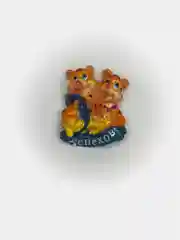 Тёмно-зелёный магниты на холодильник тигр новогодний