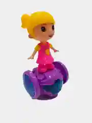 Розовый девочка/мальчик на героскутере