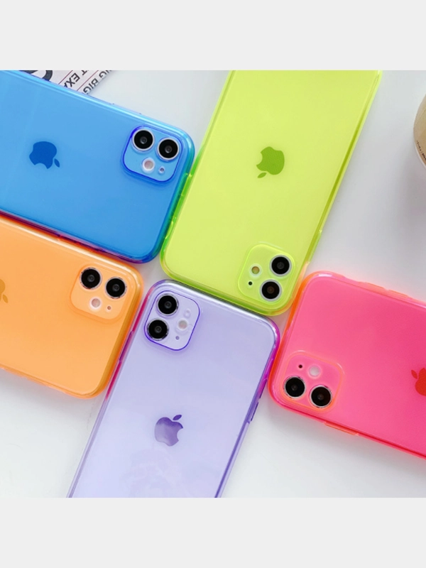 Чехол для iPhone 11, 12, 7/8 Неоновый